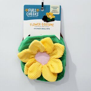 Full Cheeks Flower Costume for Small Animals